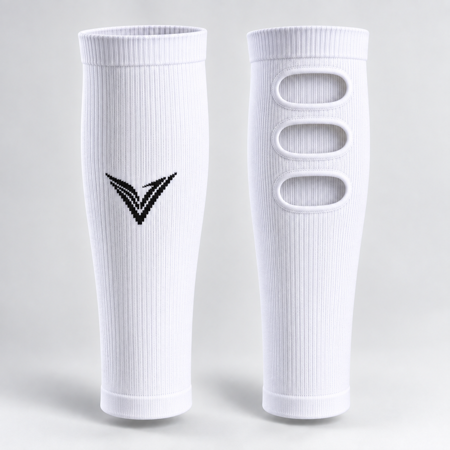 White Pro-Cut Sleeves, Aero style with three rear calf vents, 3D view