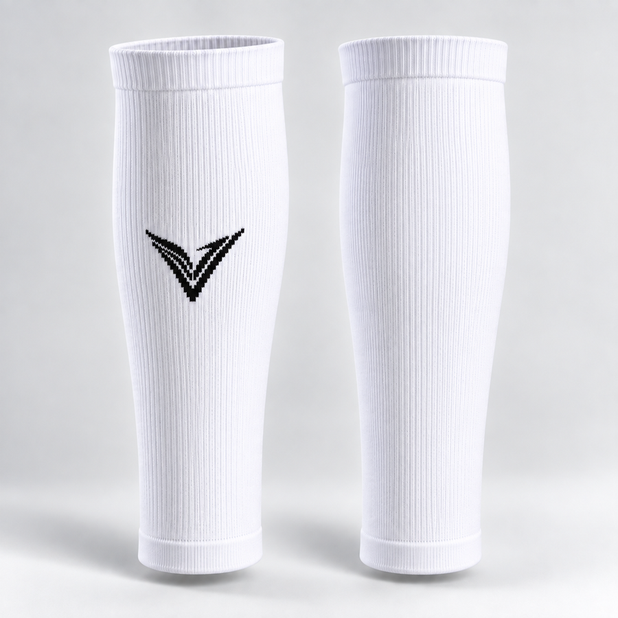 White Pro-Cut Sleeves, Core style with no calf openings, 3D view