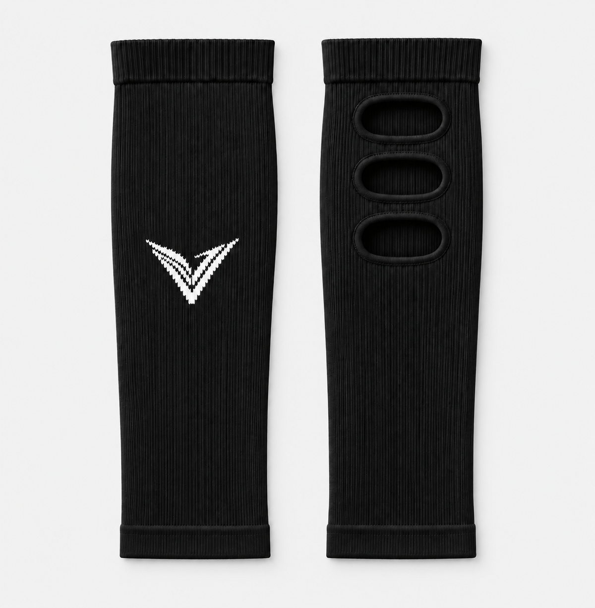 Black Pro-Cut Sleeves, Aero style, flat lay