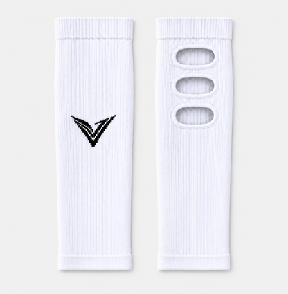 White Pro-Cut Sleeves, Aero style, flat lay