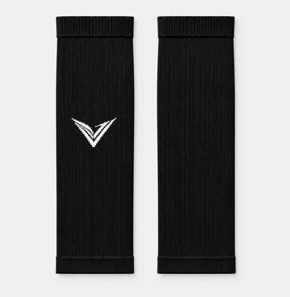 Black Pro-Cut Sleeves, Core style, flat lay
